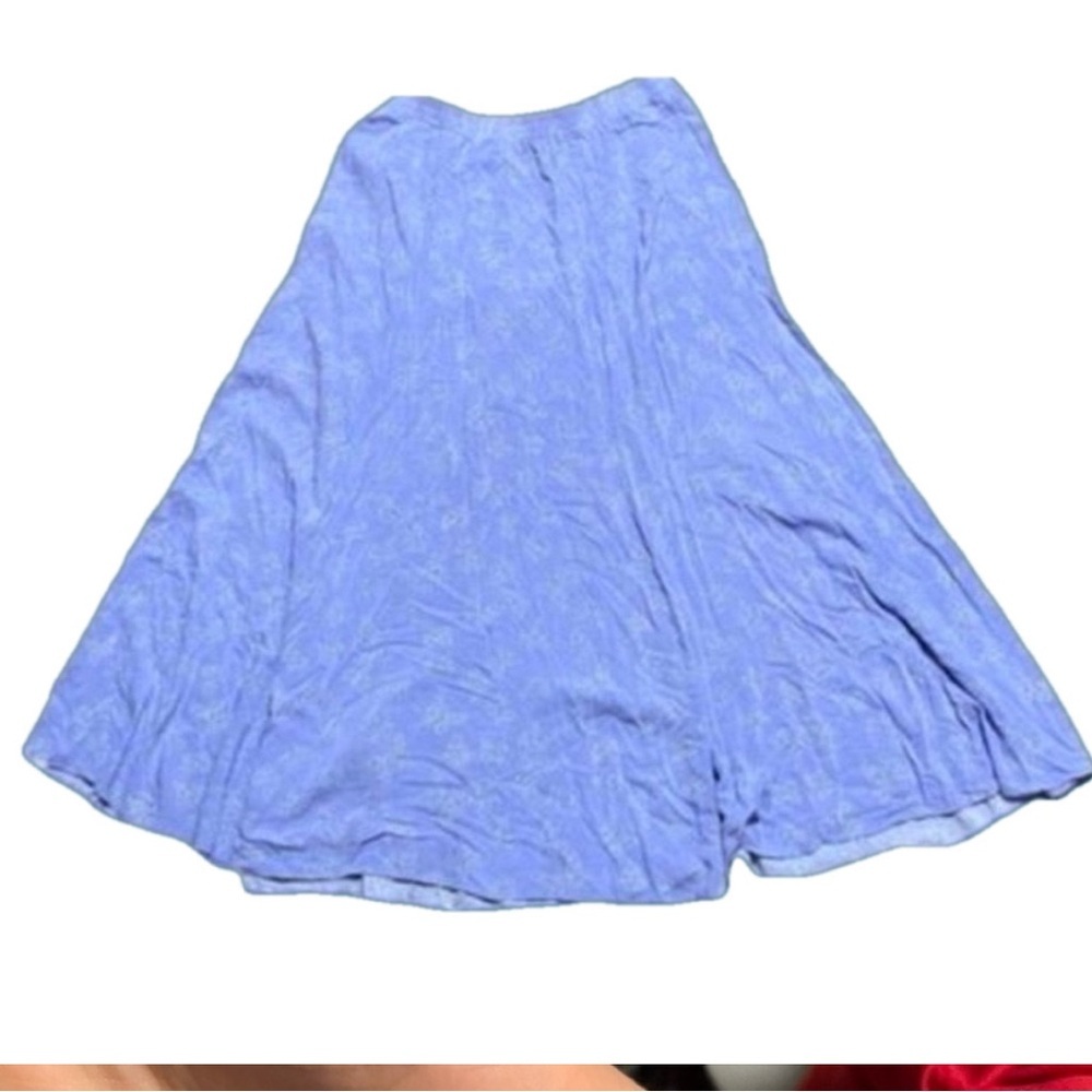 RICKI'S purple butterfly midi/ maxi floral skirt size large in great condition!